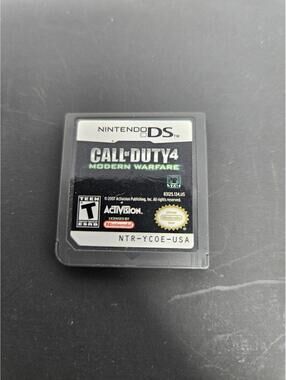 Call of Duty 4: Modern Warfare (Nintendo DS, 2007) TESTED FAST FREE SHIP!